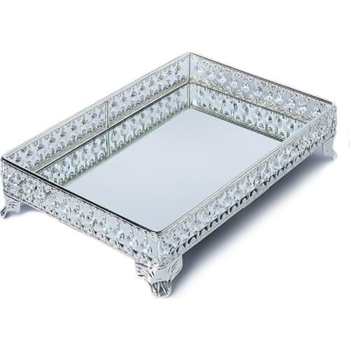 Tray Rectangular Tray Wedding Cake Tray Afternoon Tea Dessert Plate Continental Fruit Plate Continental Dish