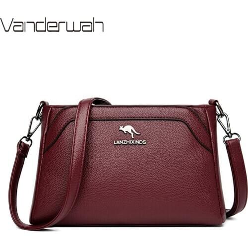 Casual Small Pu Leather Crossbody Bags for Women 2020 New Purses and Handbags Luxury Designer Famous Brand Simple Shoulder Bags