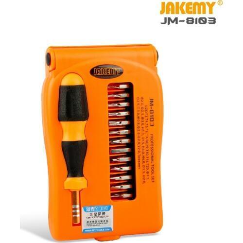JAKEMY JM-8103 29 in 1 Professional kit Multifunctional precision Repair tool CR-V Household Electronics DIY Screwdriver Set