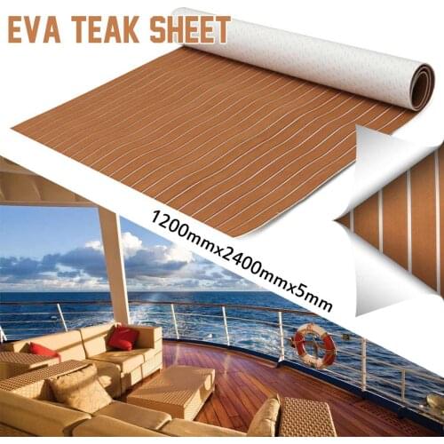 11Types Self-Adhesive EVA Foam For Boat Marine Flooring Faux Teak Decking Sheet Marine Striped Yacht Mat Deck Mat Vehicle Pad