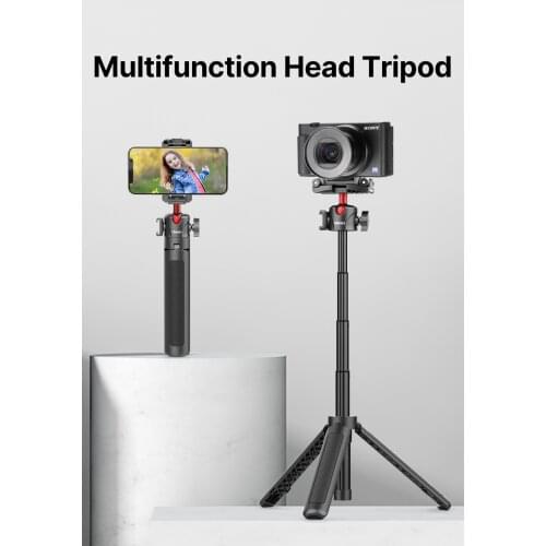Ulanzi MT-16 Extend Tripod with Cold Shoe for Microphone LED Light Smartphone SLR Camera Vlog Tripod for Sony Canon