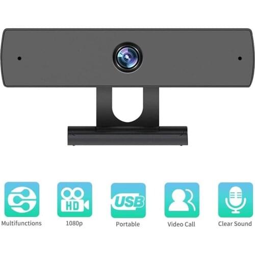 Webcam HD Mini Webcam 1080P Computer PC Laptop Auto Focus Video Call with Microphone Web Camera Play Web Cam for Game Work