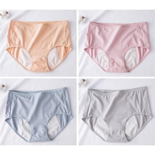 Leak Proof Menstrual Panties Period Panties Women Underwear Womens Pants Cotton Health Seamless Briefs High Waist Female