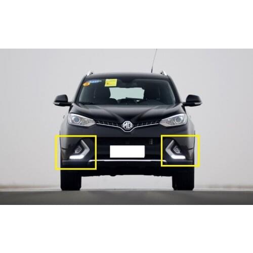 1pcs Front fog light shield bright strip left / right side for Chinese SAIC MG GS SUV Auto car motor part 10141033