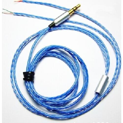 10pcs DIY headphone upgrade cable 32 core LC-OFC oxygen-free copper repair cable 1.2meter cable free shipping