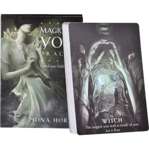 36PCS Tarot Card Magick Fate Divination Card Carry Card Games Card Sleeves Magic Board Game Tarot Full English Version