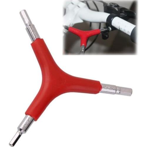 4/5/6 Mm 3 Way For Bicycle Y-Shaped Hex Key Wrench Spanner Bicycle Repair Tools Cycling MTB Mountain Road Bike Repair Tool