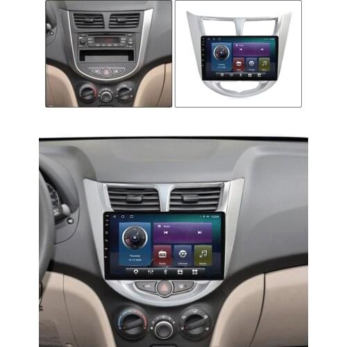 Android 11 DSP For Hyundai Solaris Accent Verna 2010 -2016 Car Stereo Multimedia Radio GPS Player Split Screen Carplay 4G Net BT