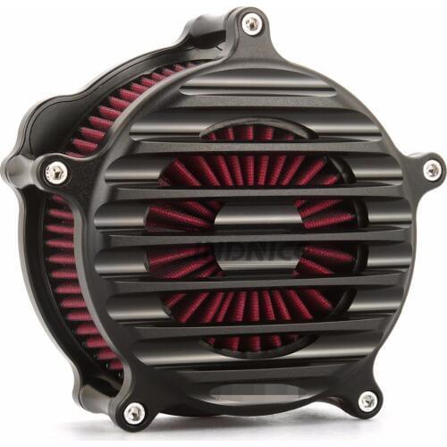 CNC Black Nostalgia Venturi Air Cleaner For harley sportster xl883 1200 air intake filters sportster 883 1991-2018