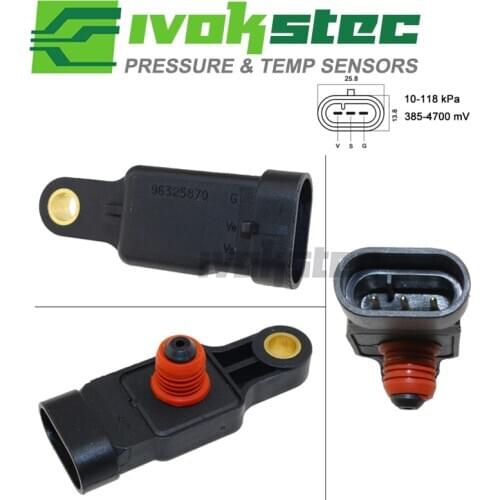 Manifold Absolute Pressure MAP Sensor For Daewoo Kalos Matiz Lacetti Nubira Tico 1.2 1.8 0.8 25184083 96325870