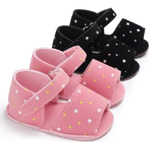 Prewalker Summer 0-18 Months Baby Shoes Breathable Sandal Small Star Soft Soles Baby Shoes Toddler Shoes