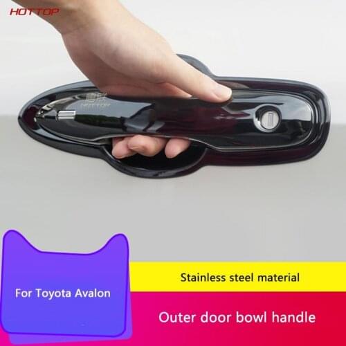 For Toyota Avalon 2019 2020 External Car Door Handles Stainless Steel Scratch-Resistant Door Handle Stickers Decorative