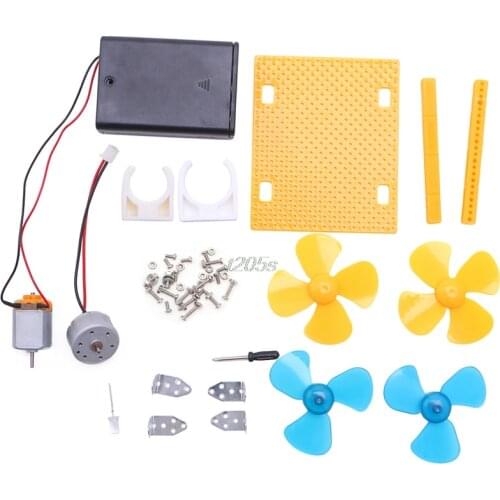 Electric Generator Motor Energy Wind Turbine Power Mini Kids LED Education DC AC