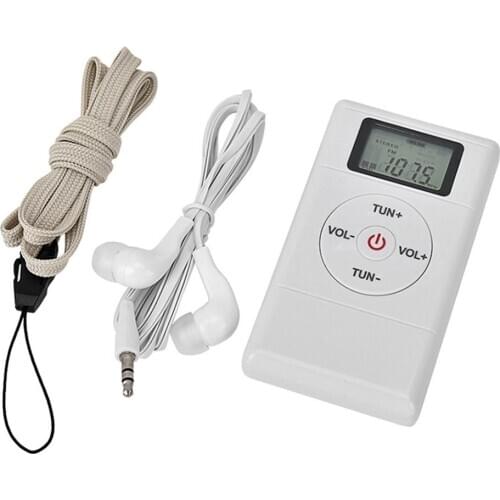 FM English Listening Radio Stereo DSP Digital Tuning Radio Elderly Sports Walkman Digital Display Radio