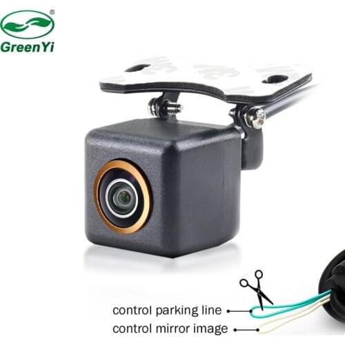 Greenyi 4 Pin MCCD/CCD RCA 1280x720P 170 Degree Golden Fisheye Lens Starlight Night Vision Car Reverse Rear View Video Camera