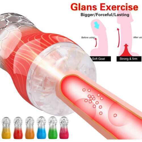 Artificial Vagina Masturbation Soft Stick Sex Machine for Men Silicone Pussy Sucking Erotic Adult Toys for Men Male Masturbator