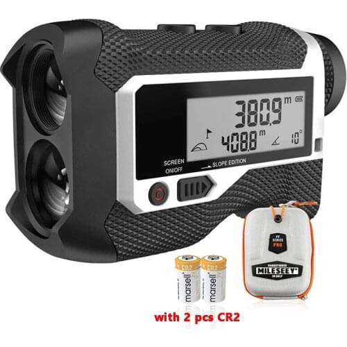 Mileseey 800m Laser Golf rangefinder Slope Adjusted Flag-Lock vibration Distance meter telescope hunting