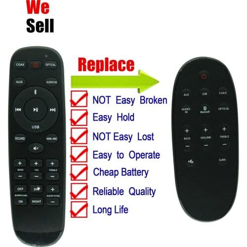 Remote Control For Philips HTL4110B HTL4110B/12 HTL4111B HTL4111B/12 HTL4110B/79 TV Soundbar Speaker System