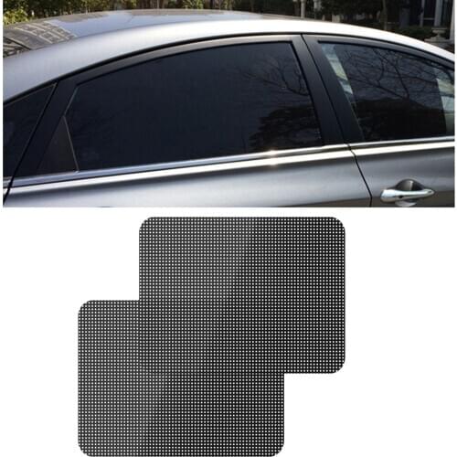 2 Pieces Car Window Mesh Film Sun Visor Sun Visor PVC Sticker