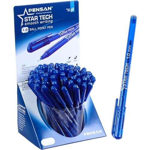 Pensan 60'lı star ballpoint pen office customs bank cafe stationery accounting site