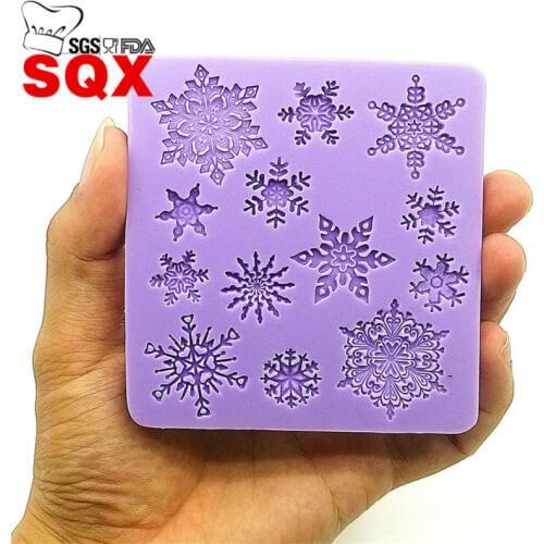 High quality snow silicone mold Fondant Cake Decorating Tools Silicone Soap Mold Silicone Cake Mold Kitchen accessories SQ15143