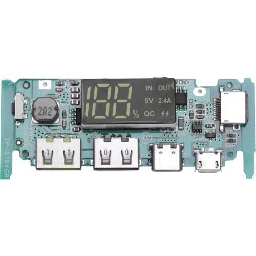 Boost 5V High Pass Qc3.0 Fast Charging Press Board With Digital Power Display Mobile Power Circuit Board #8