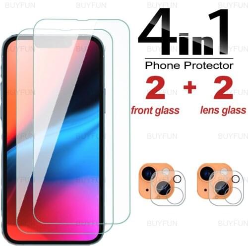 4in1 Tempered Glass For iPhone 13 Front Safe Screen Protector for apple iphone 13 i phone 13 pro max ipone 13 mini Camera Glass
