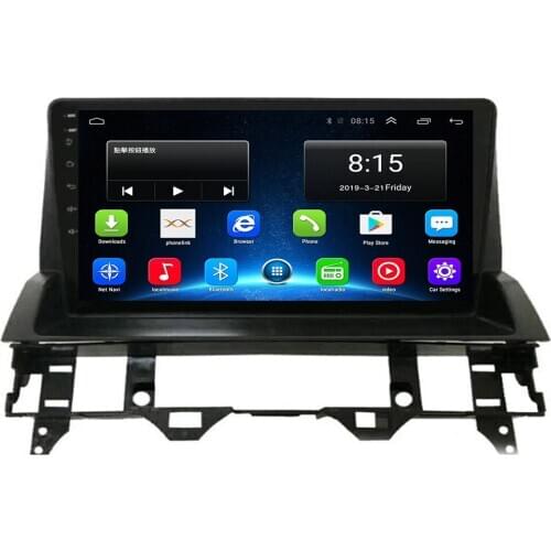 2 Din Android 10.0 for Mazda 6 2002-2008 Car GPS Navigation DVD Player WIFI 2G+32G Autostereo Flip cover 9 Inch IPS Headunit