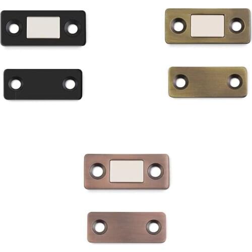 2pcs/Set Magnetic Cabinet Catches Closet Cupboard Magnet Door Stops Closer With Screw For Closet Cupboard Furniture Hardware