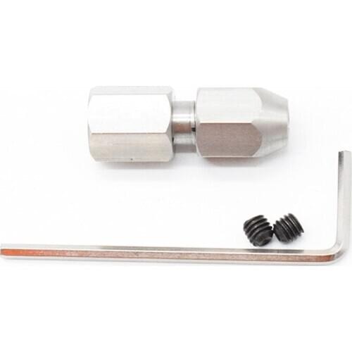 2Pcs RC Boat Flexible Coupling CNC Stainless Steel Flex Collet Coupler