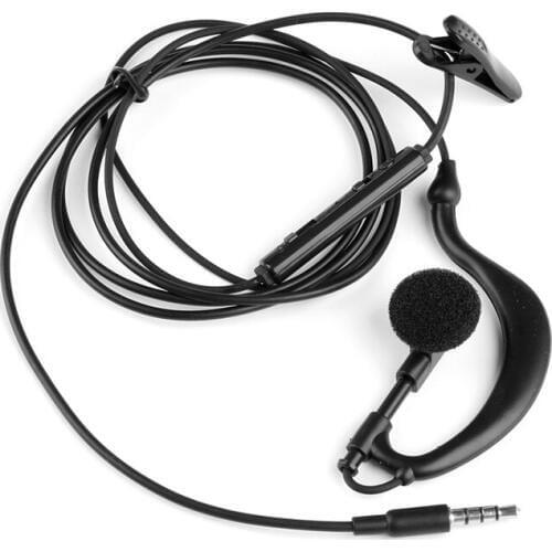 3.5mm Single In-Ear Only Mono Earphone Earbud Headphone w/ Mic For Phone for Samsung Newest
