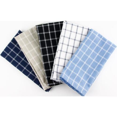 43x43cm cotton linen Napkins placemat heat insulation mat dining table mat comfortable Napkin fabric table placemats Background