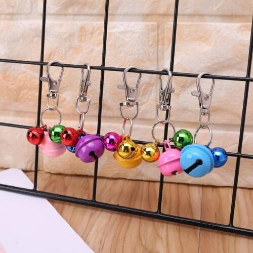 Colorful Pet Dog Cat Collar Animal Bell Necklace Accessories Collar Loud Bell For kitten Safety Cat Supplies Random Color C42