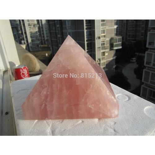Ddh00991 Rose Quartz Crystal Pyramid Loving Healing China