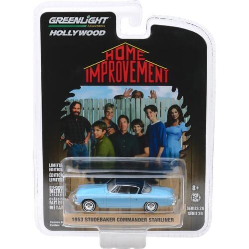 GreenLight 1:64 1953 Stude baker Commander Starliner Alloy model car Metal toys for childen kids diecast gift