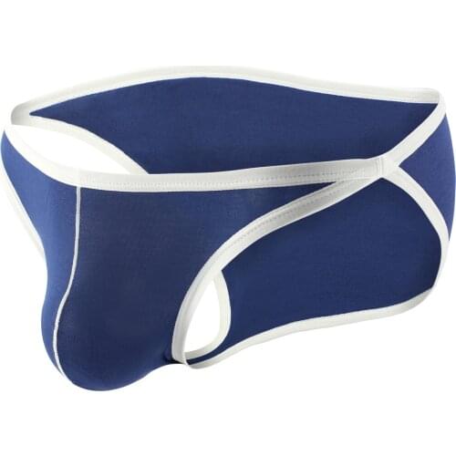 Mens Sexy Briefs Modal Underwear Briefs Men Low Rise U Convex Pouch Brief Underwear Men Stretch Breathable Briefs Panties