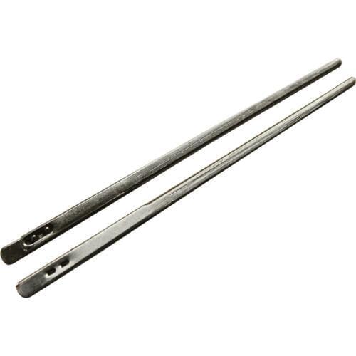 2pcs set Stitching Professional Tool Leather Knitting Needle Handwork Small Home Sewing DIY Double Hole Durable Rope Lace Craft