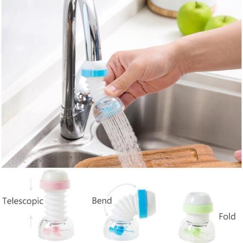 Kitchen Faucet Shower Tap Nozzle Sprayers Adjustable Direction Tap Filter Swivel Spout Bathroom Accessories Water Saving