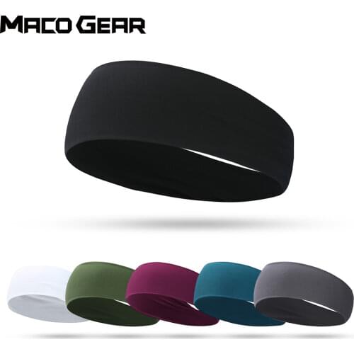 New Sweat Sweatband Fitness Tennis Headband Absorbent Elastic Sports Running Yoga Cycling Jog Gym Workout Hair HeadBand Men Girl