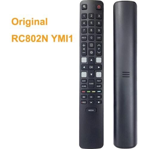 New Original RC802N YMI1 For LCD TCL TV Remote Control 49P3CF 55P3CF 49P3-CF 55P3-CF 06-IRPT45-FRC802N