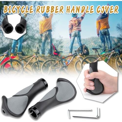 Mountain Bike Riding Equipment Grip Bicycle Lock Handle Sleeve Flat Vice Handle High Quality Accessory With Shock Absorption