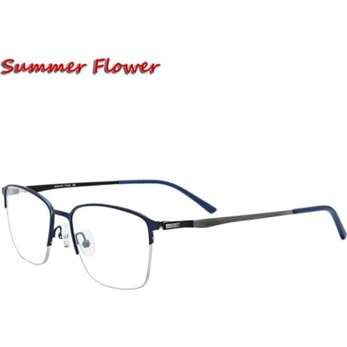 Pure Titanium Men Prescription Glasses Women Frames lunette de vue homme monturas de lentes hombre eye frames men