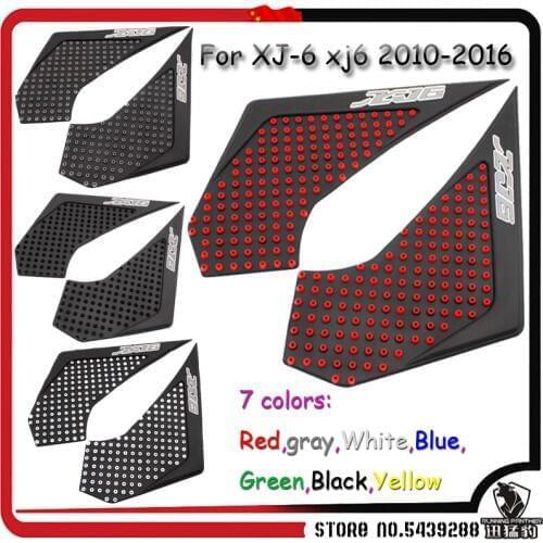 For Yamaha XJ-6 xj6 2010-2016 Anti slip sticker Motorcycle Tank Traction Pad Side Knee Grip Protector Fuel