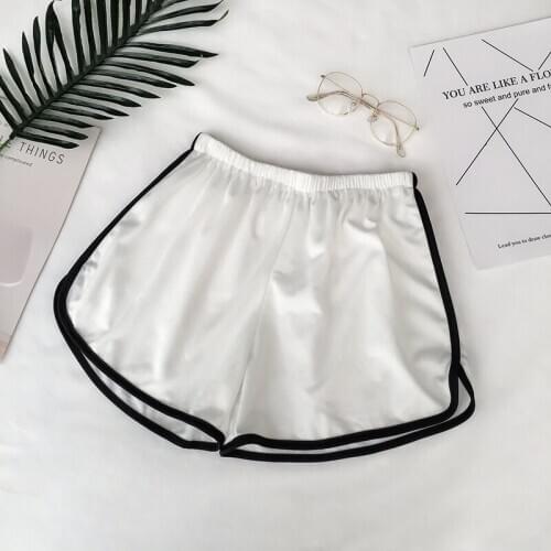 2021 Simple Women Casual Shorts Patchwork Body Fitness Workout Summer Shorts Female Elastic Skinny Slim Beach Egde Short Hot