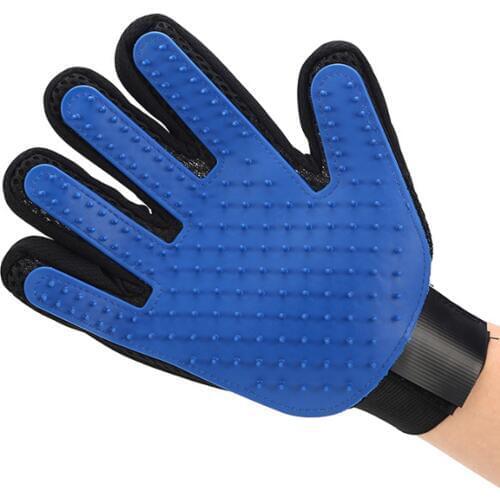 Silicone Pet Dog brush Glove Deshedding Gentle Efficient Pet Grooming Glove Dog Bath Cat cleaning Supplies Pet Glove Bath Remove