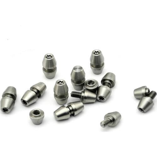 10 set folding Knife DIY knife handle Fastening rivet Thumbscrew high strength Push button axis screw 416 alloy steel