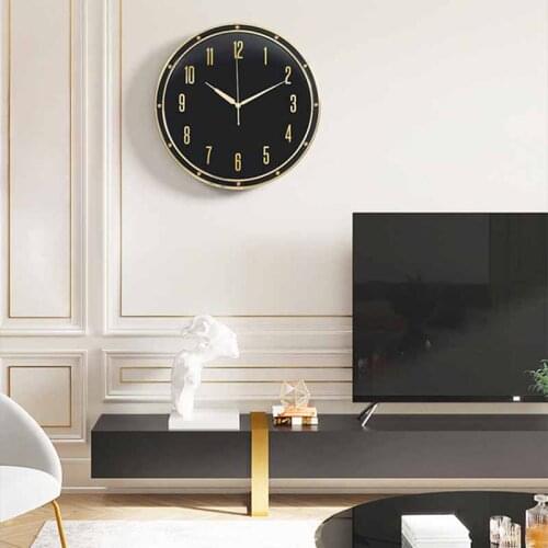 Modern Simple Silence Wall Clocks Nordic Home Fashion Creativity Gilded Wall Clock for Kids Rooms Wandklok Decorate ART EK50bgz