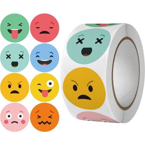 Teacher Reward Student Stickers Cute Cartoon Diy Handmade Stickers Shopping Bags Birthday Gift Box Wedding Gift Sealing Stickers