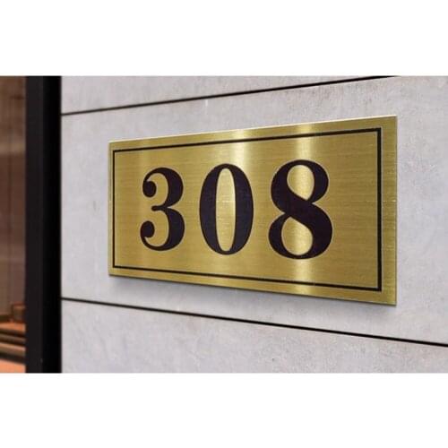 Floor Building No. Room Number Indicator Signage Plate