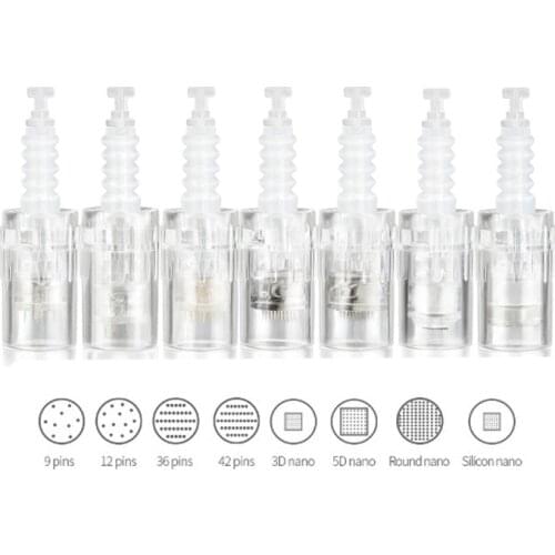 10/50/100pcs Electric Derma Pen Needle Bayonet 36 Pin Tattoo Cartridge Needle For Auto Microneedle Derma Pen Needles Tip